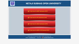 
                            6. Welcome to Netaji Subhas Open University Online Application for ...