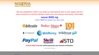
                            2. Welcome to Nigeria Gold Exchange | Buy and Sell Perfect Money ...