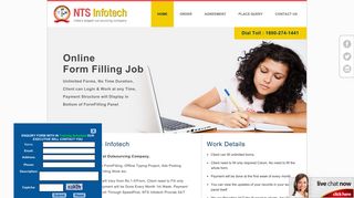 
                            3. Welcome to NTS Infotech | Online Form Filling Job