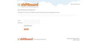 
                            7. Welcome to NW Center Amazon Shiftboard Shiftboard Login Page