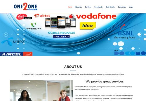 
                            3. Welcome to One2OneRecharge