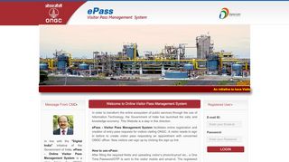 
                            13. Welcome to ONGC E-pass System