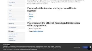 
                            6. Welcome to Online (Web) Registration! – Records and Registration ...