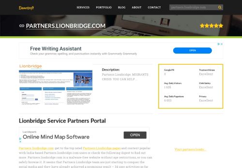 
                            12. Welcome to Partners.lionbridge.com - Lionbridge Service Partners Portal