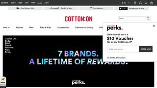 
                            2. Welcome to Perks - Cotton On