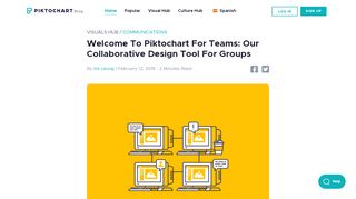 
                            6. Welcome To Piktochart For Teams: Our Collaborative Design Tool For ...