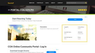 
                            4. Welcome to Portal.coa.gov.ph - COA Online Community Portal › Log In