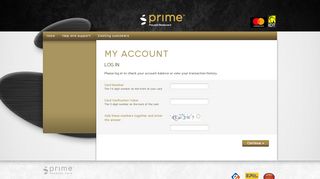 
                            2. Welcome to Prime Card