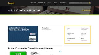 
                            3. Welcome to Pulse.datamatics.com - Pulse | Datamatics Global ...