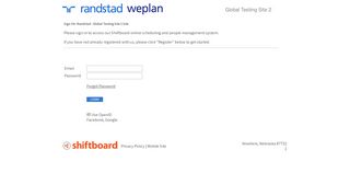 
                            13. Welcome to Randstad - Global Testing Site 2 Shiftboard ...