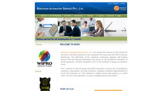 
                            2. Welcome to Renovision Automation Services Pvt. Ltd.