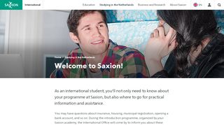 
                            5. Welcome to Saxion University of Applied Sciences | Saxion