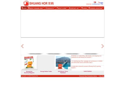 
                            3. Welcome to Shuang Hor Website