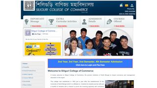 
                            1. Welcome to Siliguri College of Commerce