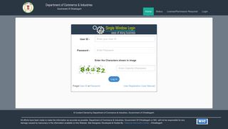 
                            1. Welcome to Single Window System of Chhattisgarh - Ease of Doing ...