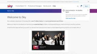 
                            6. Welcome to Sky | Sky Help | Sky.com