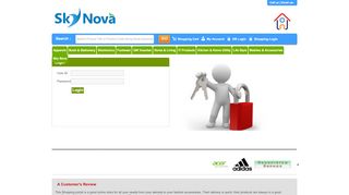 
                            1. Welcome to Skynova | Login