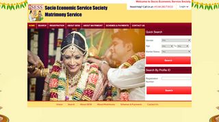 
                            1. Welcome to Socio Economic Service Society Matrimony Service