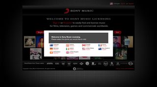
                            5. Welcome to Sony Music Licensing