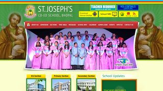 
                            6. Welcome to St. Joseph's Co-Ed School, Bhopal