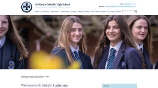 
                            10. Welcome to St. Mary's Login page - St Mary's Catholic High School