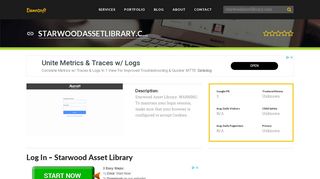 
                            6. Welcome to Starwoodassetlibrary.com - Log In - Starwood Asset Library