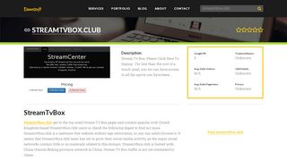 
                            6. Welcome to Streamtvbox.club - StreamTvBox