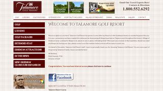 
                            4. Welcome to Talamore Golf Resort