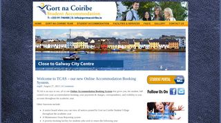 
                            1. Welcome to TCAS – our new Online Accommodation ... - Gort na Coiribe