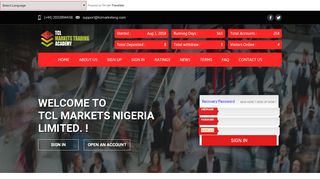 
                            9. Welcome to TCL Markets Nigeria Limited.