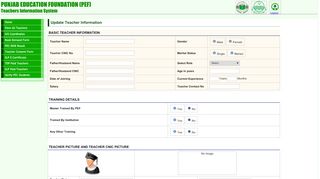 
                            2. Welcome to Teachers Information System