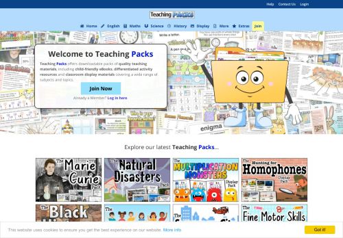 
                            2. Welcome to Teaching Packs -