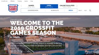 
                            6. Welcome to the 2019 CrossFit Games Season