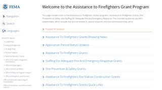 
                            4. Welcome to the Assistance to Firefighters Grant Program | FEMA.gov