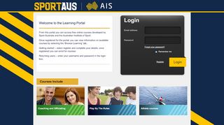
                            7. Welcome to the Australian Sports Commision portal - Janison CLS