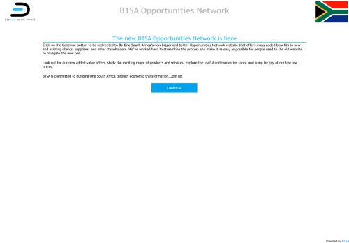 
                            6. Welcome to the B1SA Opportunities Network