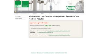 
                            11. Welcome to the Campus Management System of the Medical ...