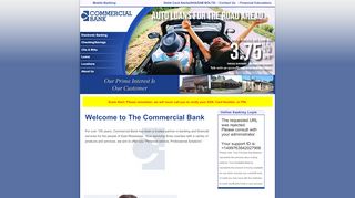 
                            9. Welcome to The Commercial Bank!