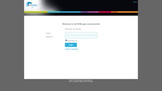 
                            10. Welcome to the DVBLogic License portal