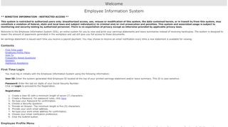 
                            7. Welcome to the Employee Information System