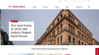 
                            9. Welcome to the Hertie School of Governance in Berlin