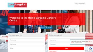 
                            5. Welcome to the Home Bargains Career Center - Register or Login