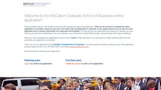 
                            8. Welcome to the McCallum Graduate School of ... - Bentley University