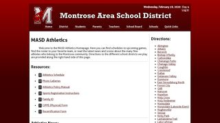 
                            7. Welcome to the Montrose Area School District