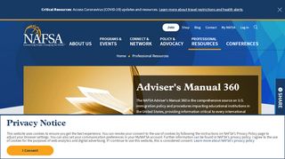 
                            6. Welcome to the NAFSA Adviser's Manual 360 | NAFSA