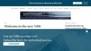 
                            2. Welcome to the new NBR | The National Business Review