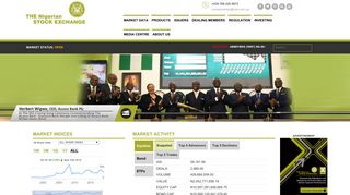 
                            5. Welcome to The Nigerian Stock Exchange, NSE