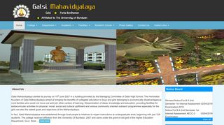 
                            2. Welcome To The Official Site of Galsi Mahavidyalaya