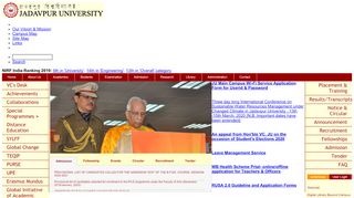 
                            10. Welcome to the official website of Jadavpur University.