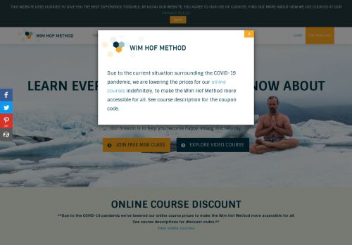 
                            2. Welcome to the Official Wim Hof Method Website